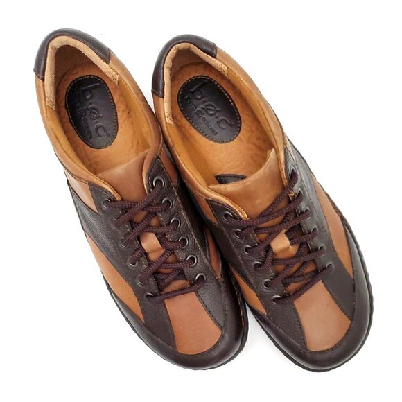 Born Boc Oxford Tan Brown Leather Lace Up Comfy Walking Work Shoe Women's Size 8 - Picture 9 of 12